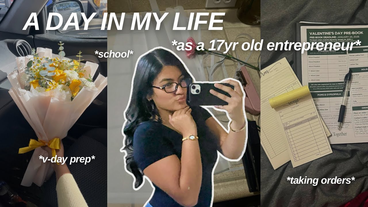 A DAY IN MY LIFE *as a 17yr old entrepreneur*