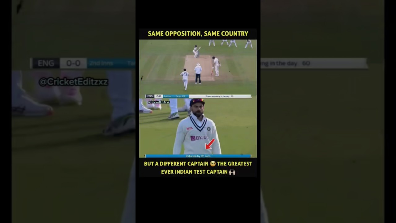 The Greatest Indian Test Captain 🙌