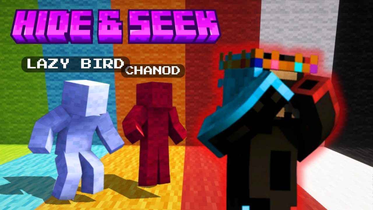 හැංගිමුත්තෝ හැන්ගියෝ  🫥 MINECRAFT HIDE AND SEEK | ft @LAZYBIRDYT @SR_PRO_BRO ... |#sinhala
