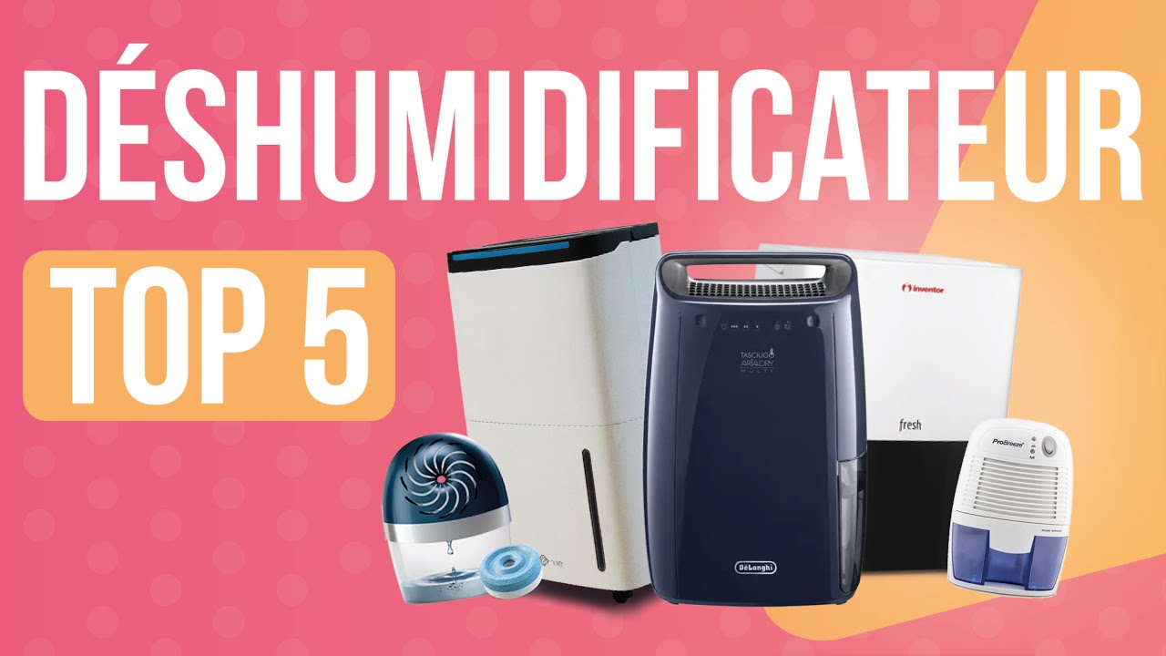 TOP 5 : MEILLEUR DÉSHUMIDIFICATEUR