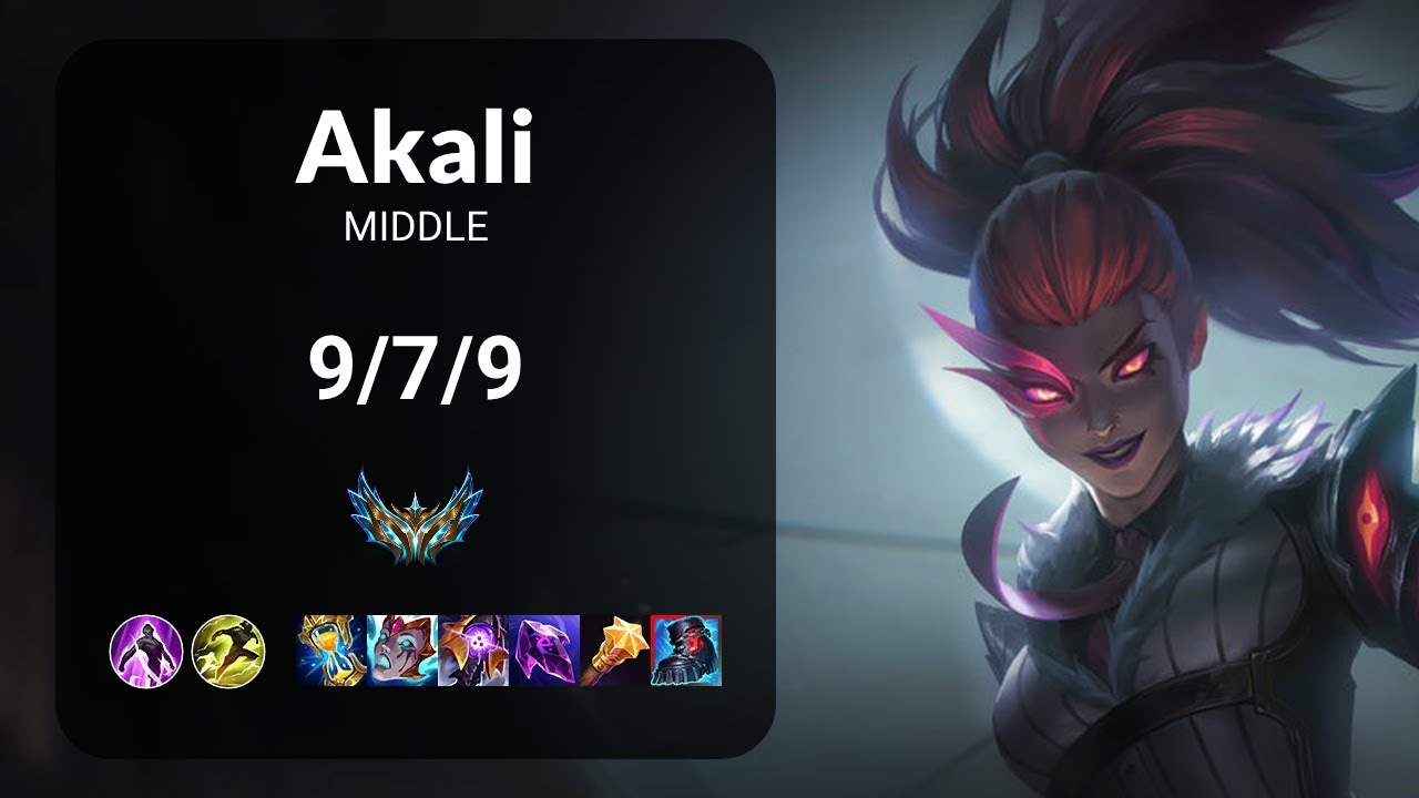 Akali vs Galio MIDDLE - KR CHALLENGER Patch 15.2