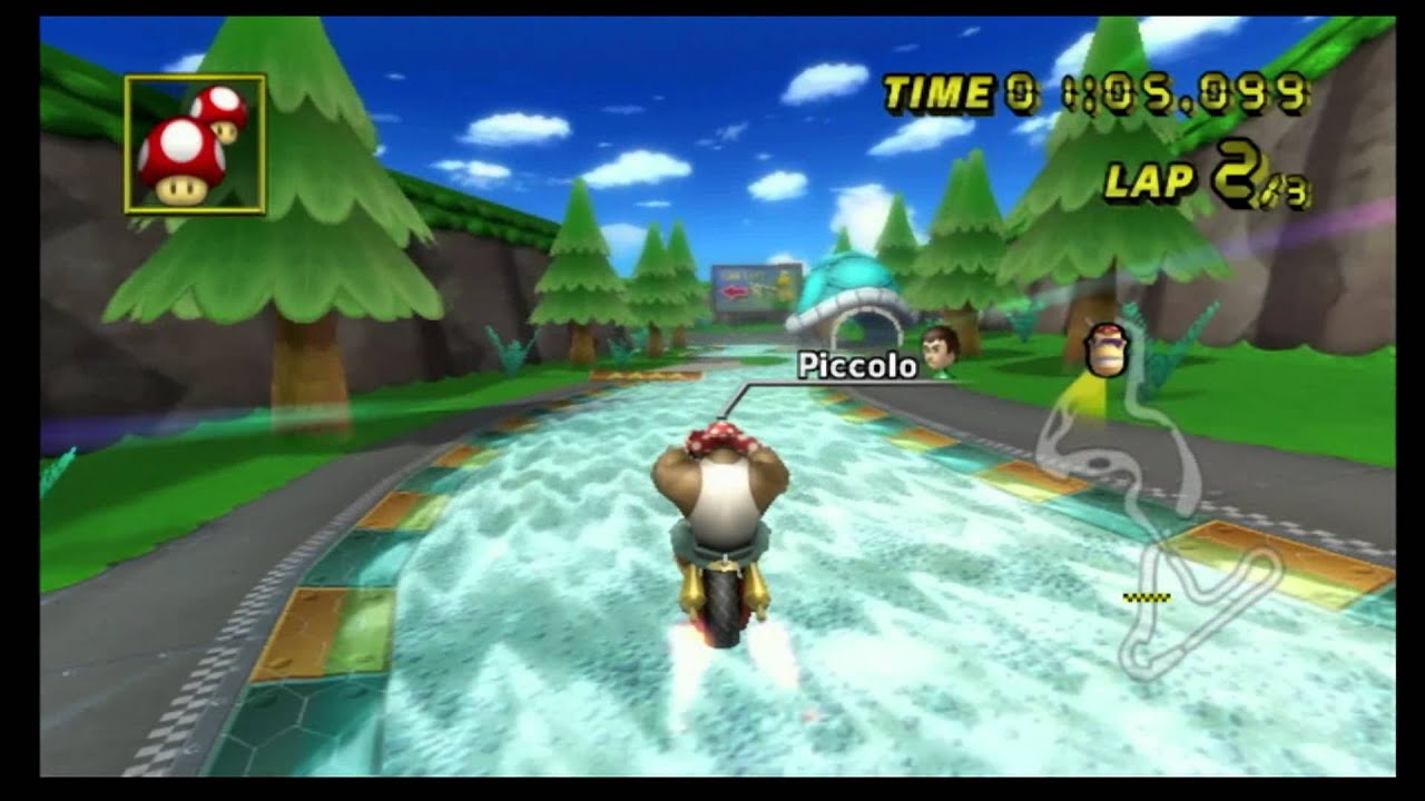 Mario Kart Wii Time Trial: Koopa Cape (2'27