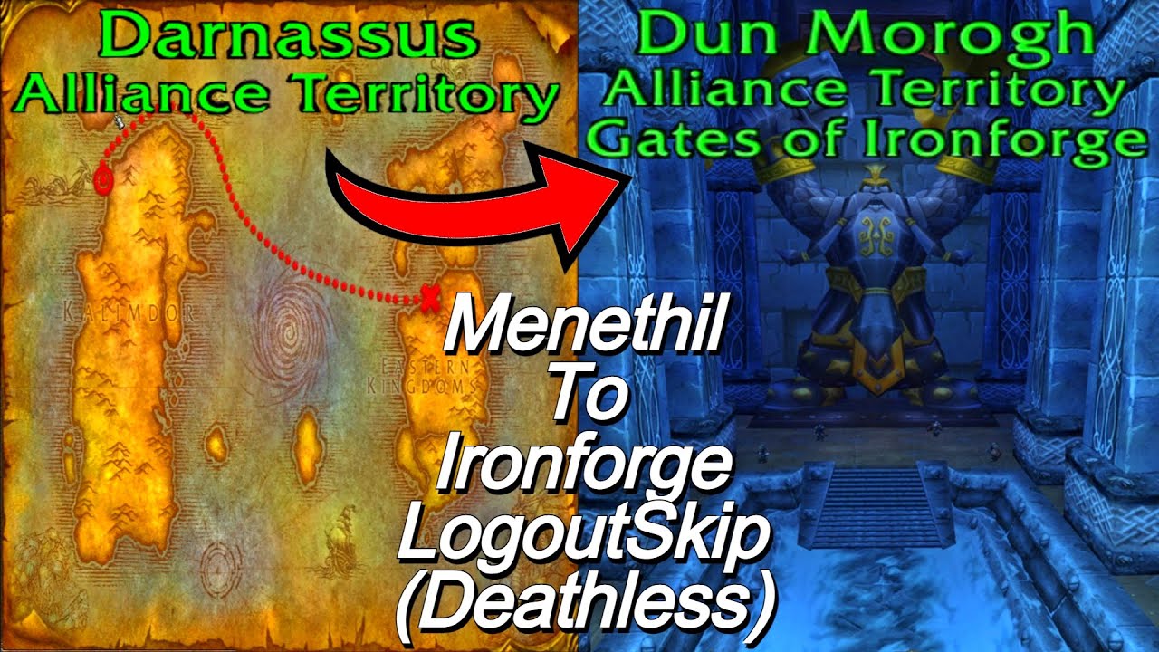 How to: Darnassus To Ironforge | The ABSOLUTE Fastest Way | Classic Era | Updated 2024