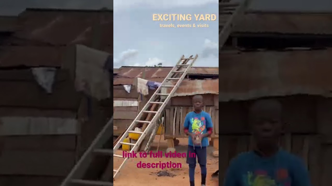 Drive-through bekwai village in Ghana #shorts