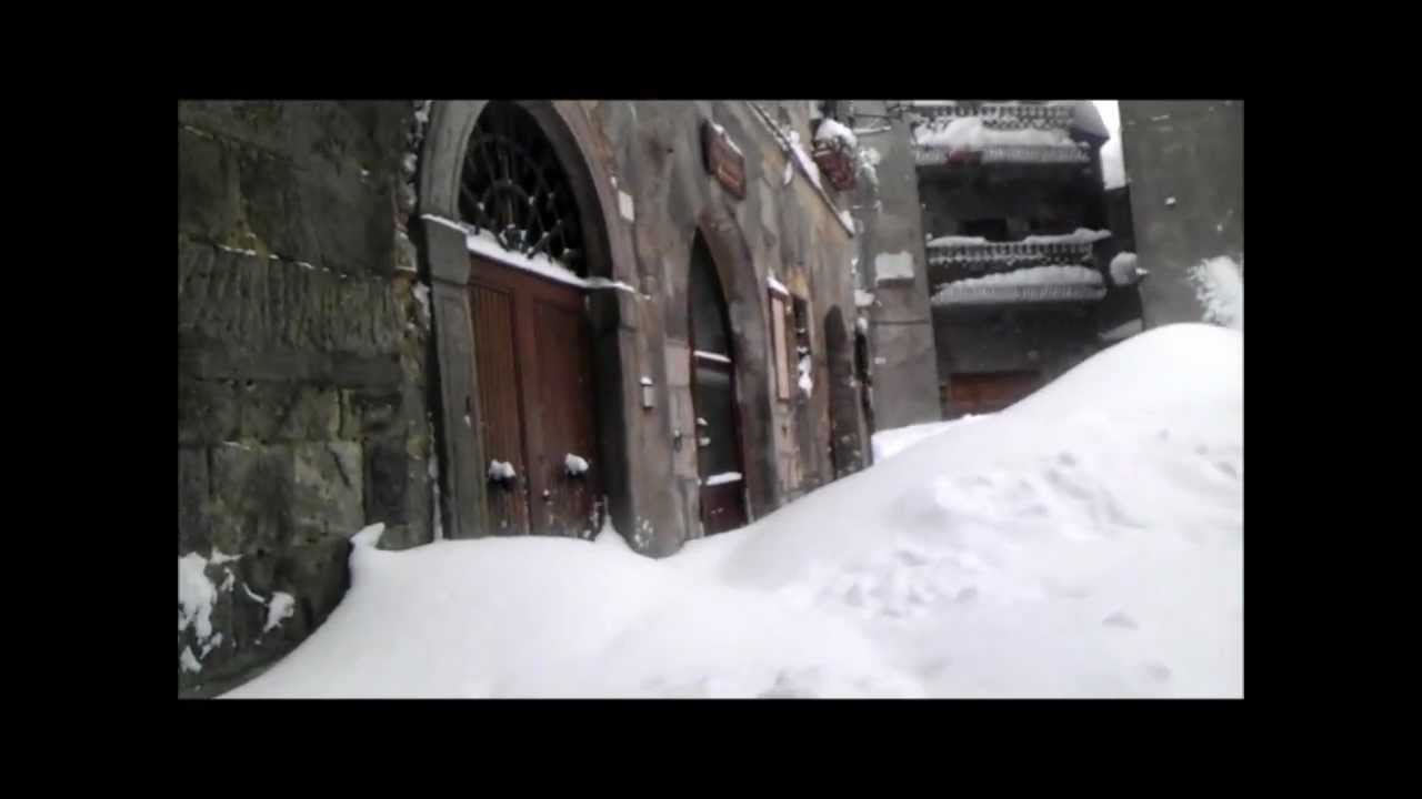 ABBADIA SAN SALVATORE - NEVICATA 2012
