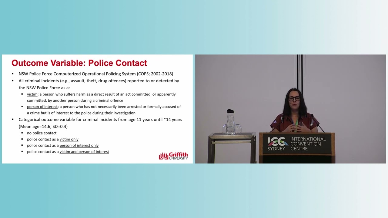 2023 Applied Research in Crime and Justice Conference - Stacy Tzoumakis