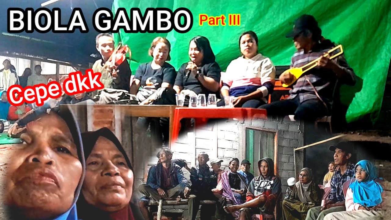 BIOLA GAMBO ||MAKIN MALAM MAKIN ASYEK || Bang Cepe dkk