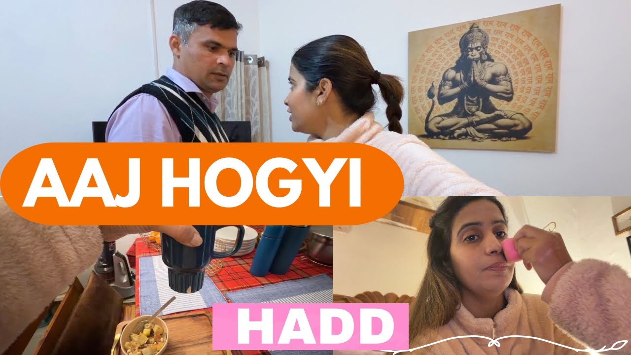 Office se kon aata hai Itni Jaldi 🤗Sardi mei Barish se Pareshan | Hagayi dono ki Ladai# vlog #family