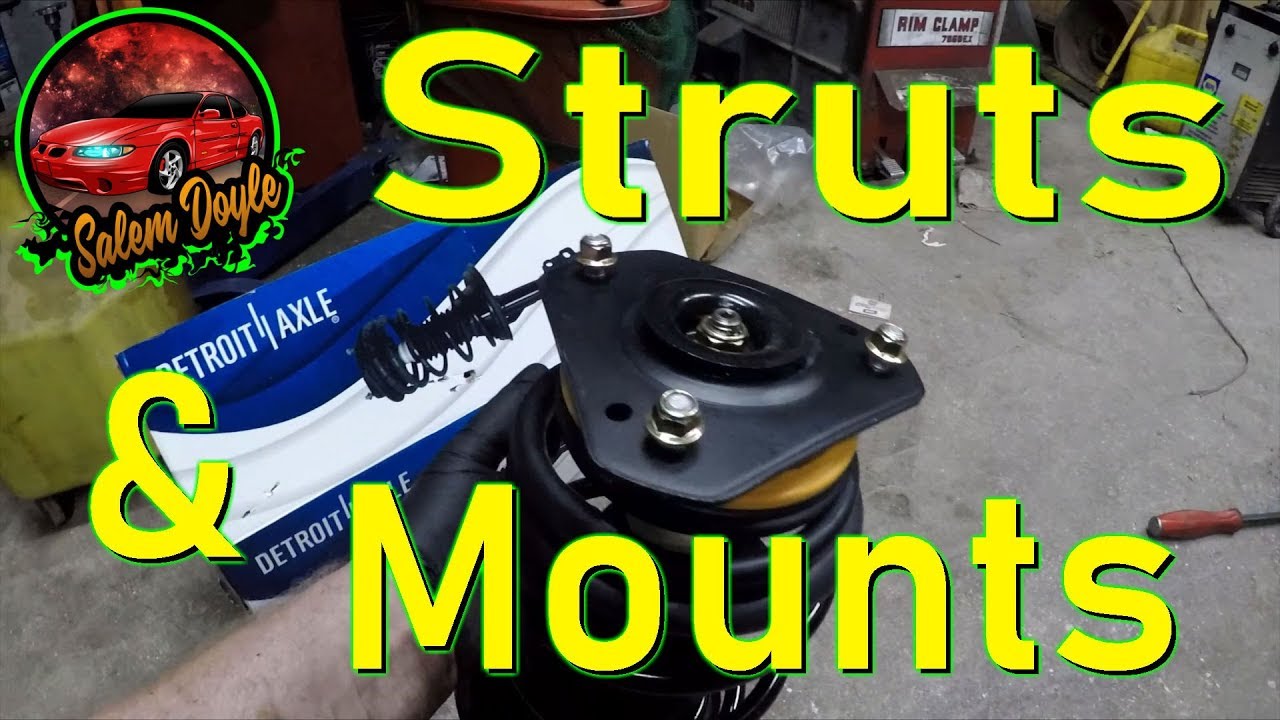 How To Replace Car Struts and Strut Mounts ( 97 Pontiac Grand Prix )