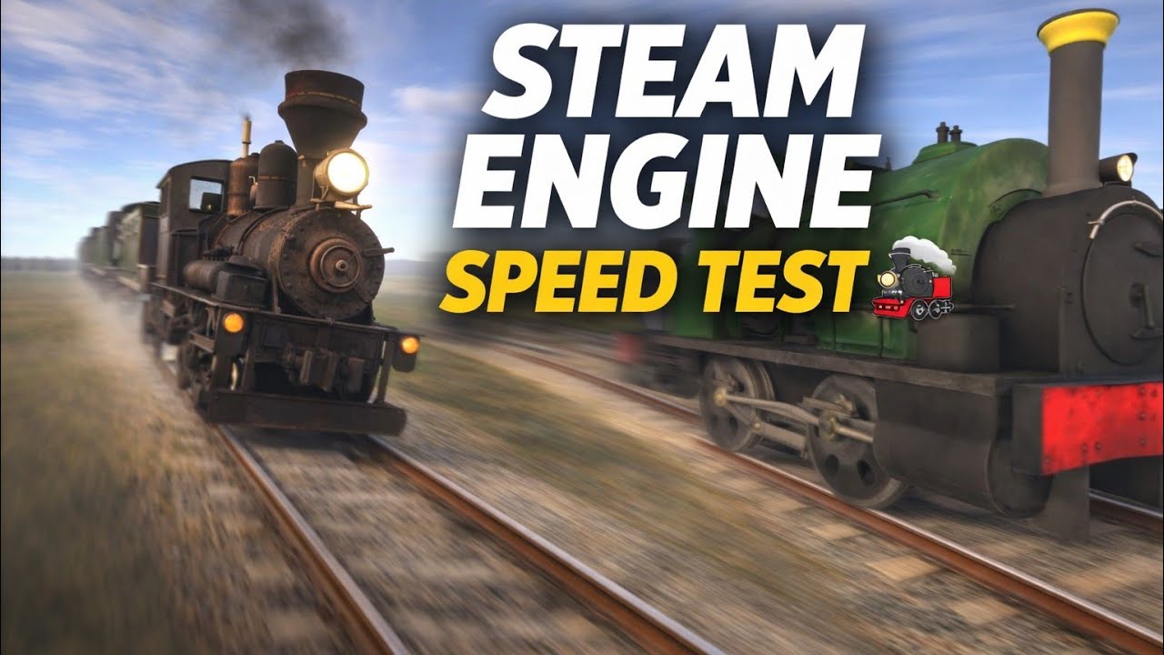 STEAM ENGINE SPEED TEST 👍💯🔥
