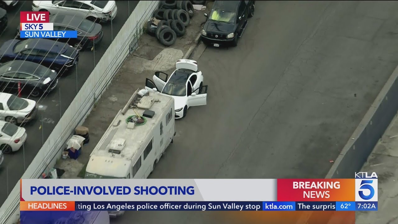 Dog killed after biting LAPD officer during Sun Valley stop