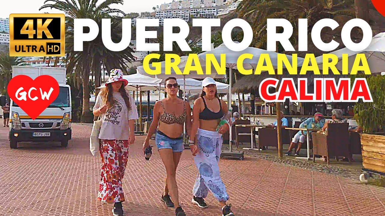 PUERTO RICO Gran Canaria February 2024 🔴Marina to XQ Vistamar Hotel