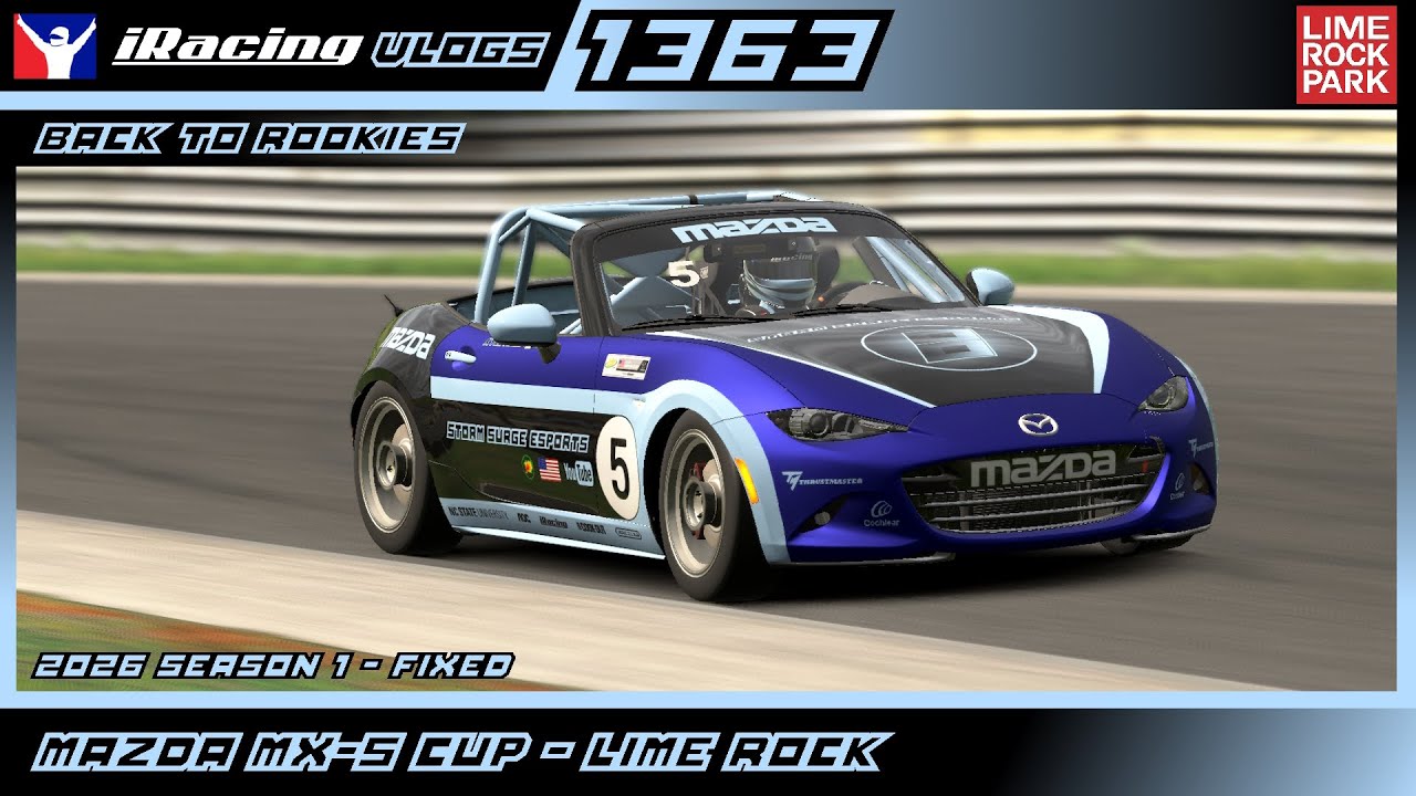 Back to Rookies - Mazda MX-5 Cup @ Lime Rock - Fixed - iRacing Ep. 1363