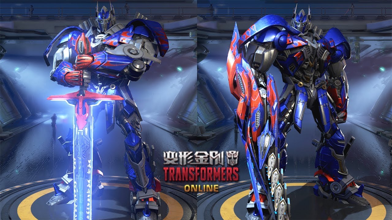 TRANSFORMERS Online 变形金刚 - Optimus Prime The Last Knight Basic Skin Sword, Shield vs Gun Gameplay