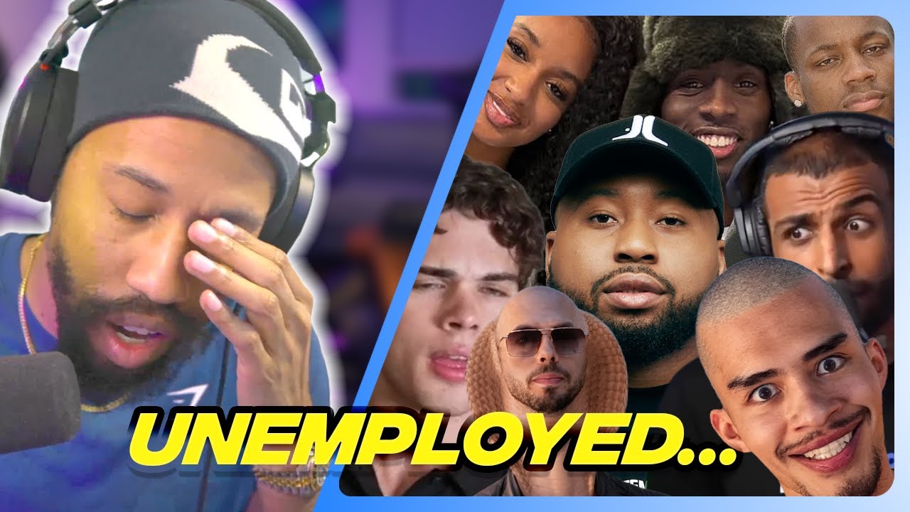 Attack of the unemployed... Kai Cenat vs Gigi vs Tylil vs DJ Akademiks vs Andrew Tate vs Sneako  🤯