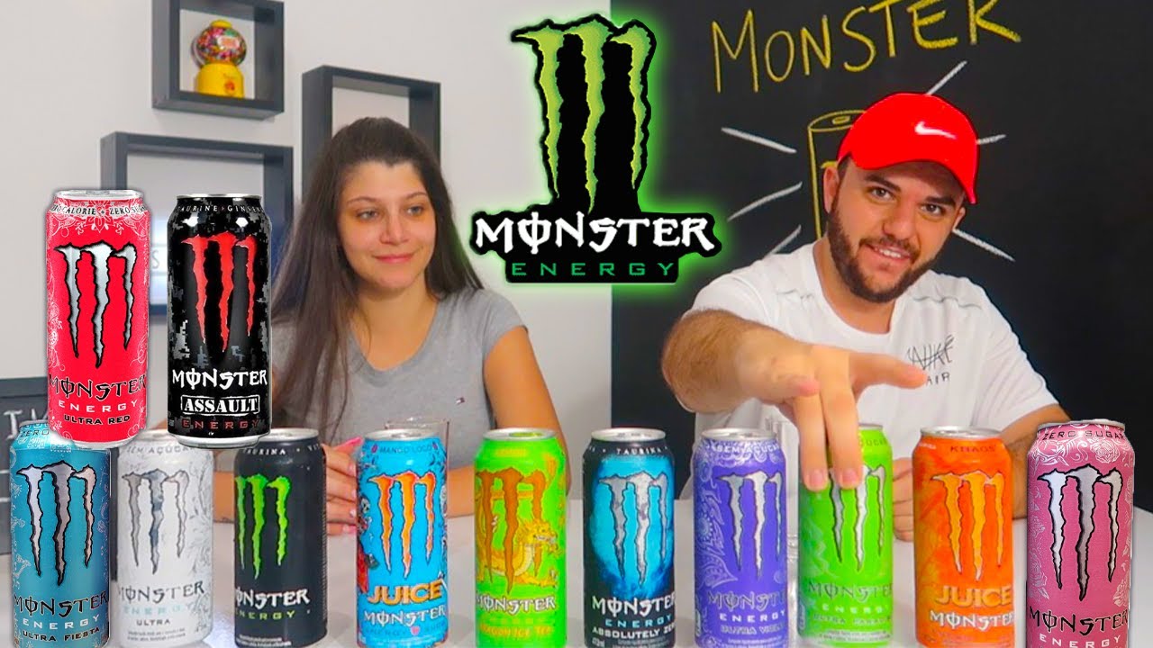 PROVANDO TODOS OS SABORES DE MONSTER DO MERCADO! *qual é o melhor?*
