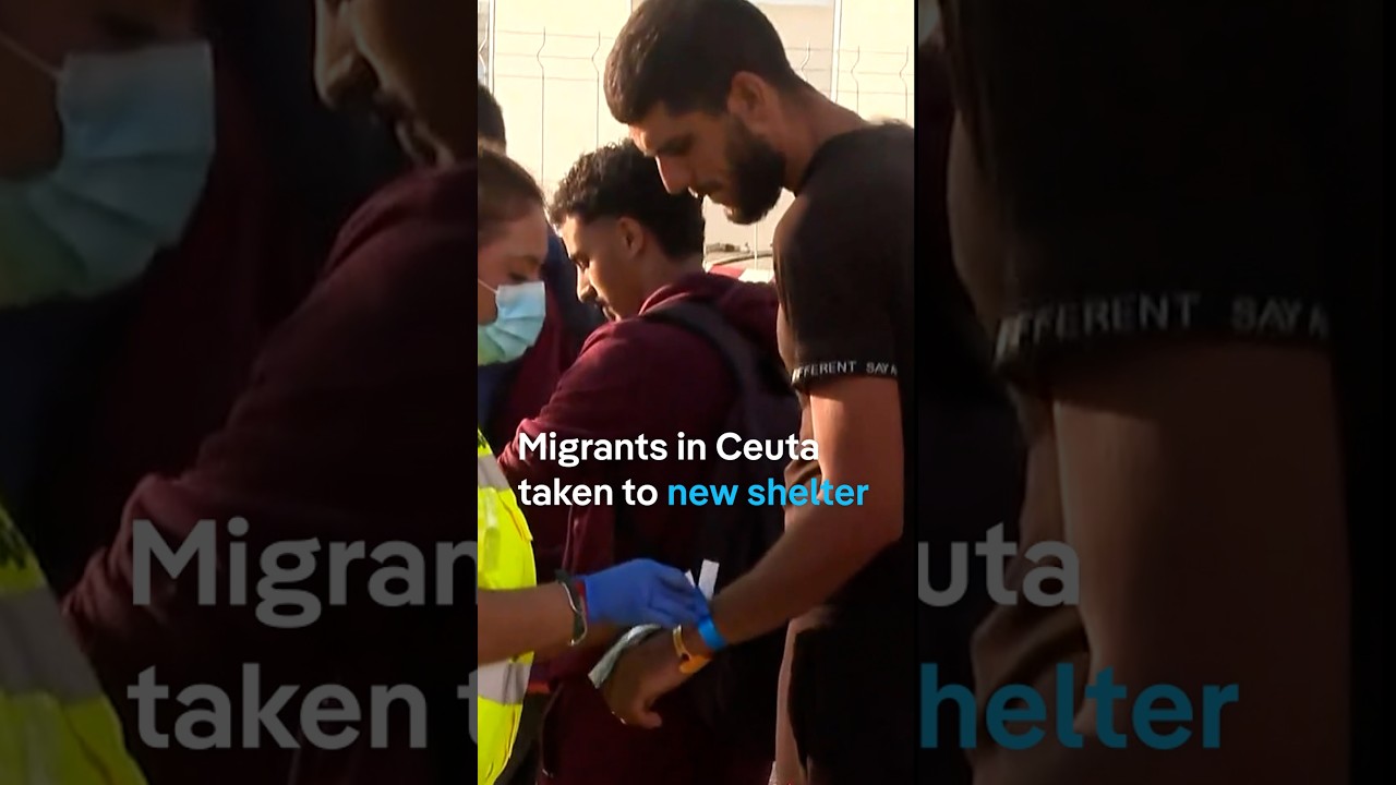 Hundreds of migrants in Ceuta taken to new shelter | DW News