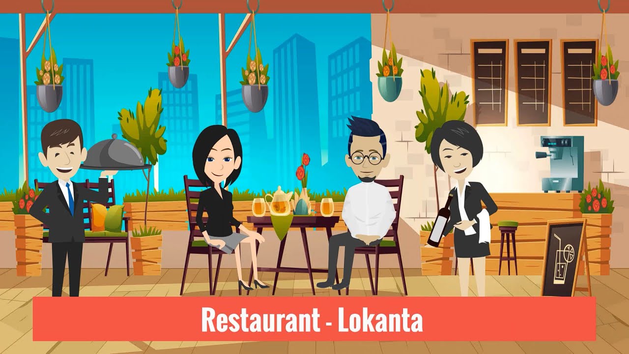 Restaurant - LOKANTA  | Türkçe Öğreniyorum | Kolay Türkçe | Türkçe Dersler | Learn Turkish