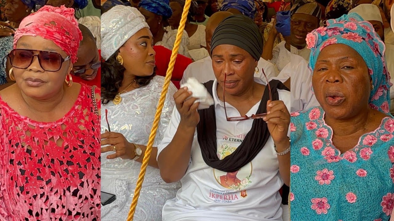 FAITHIA BALOGUN IS LOVED SEE HOW NOLLYWOOD CAME OUT TO SUPPORT AT HER MUM’S WAKE KEEP 