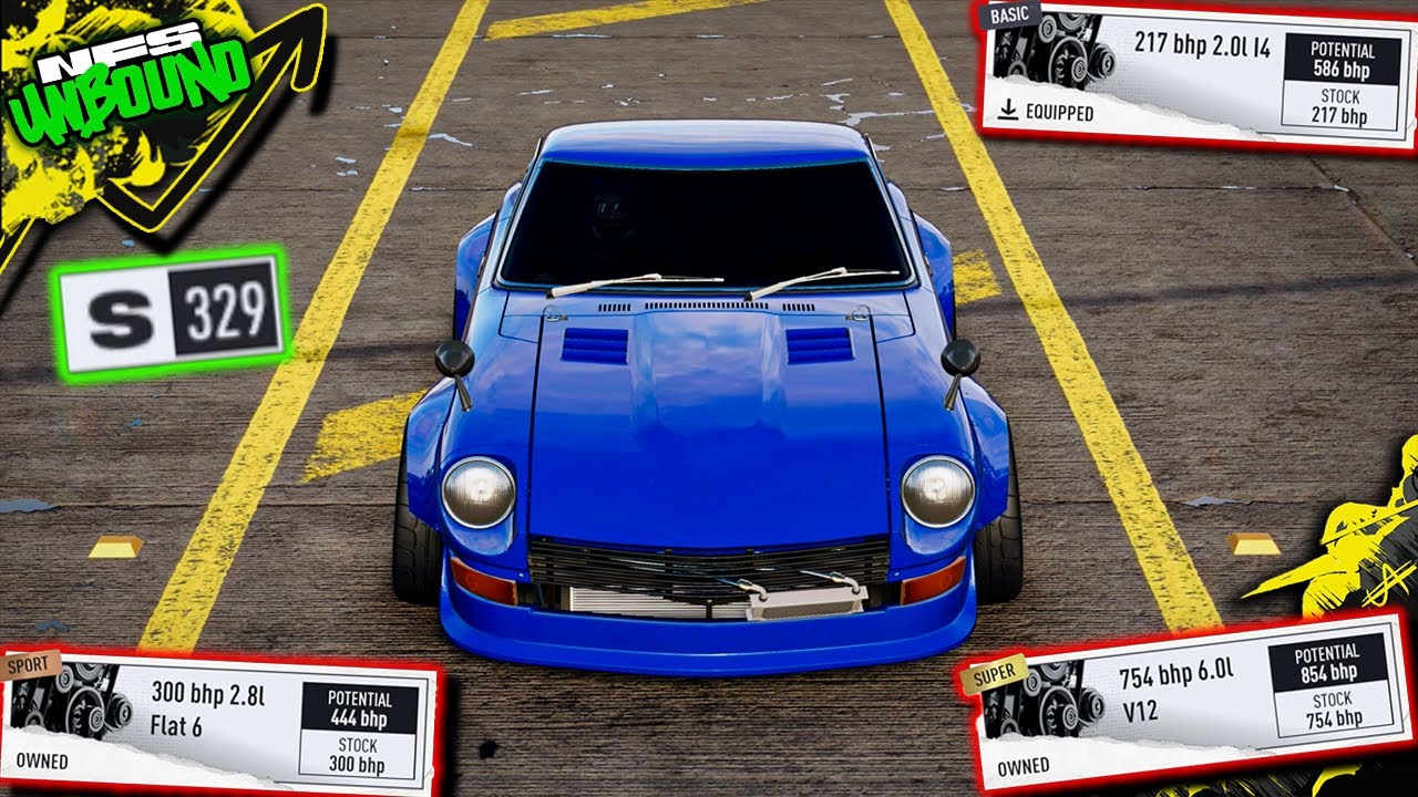 Best Engine Swap for S Tier | Nissan 240Z | Need For Speed Unbound