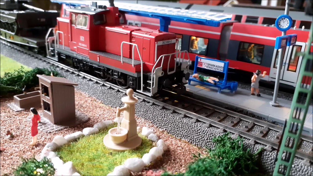 H0 Modellbahn - Talent 2 und Diesellok