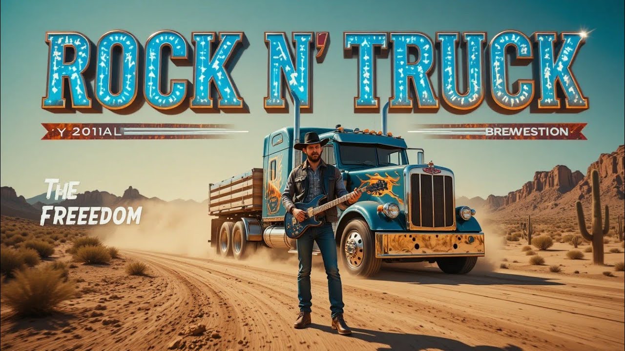 Open Road Anthems 🎸 Truck N Roll Rock & Country Driving Music #OpenRoad  #RockAndRollCountry