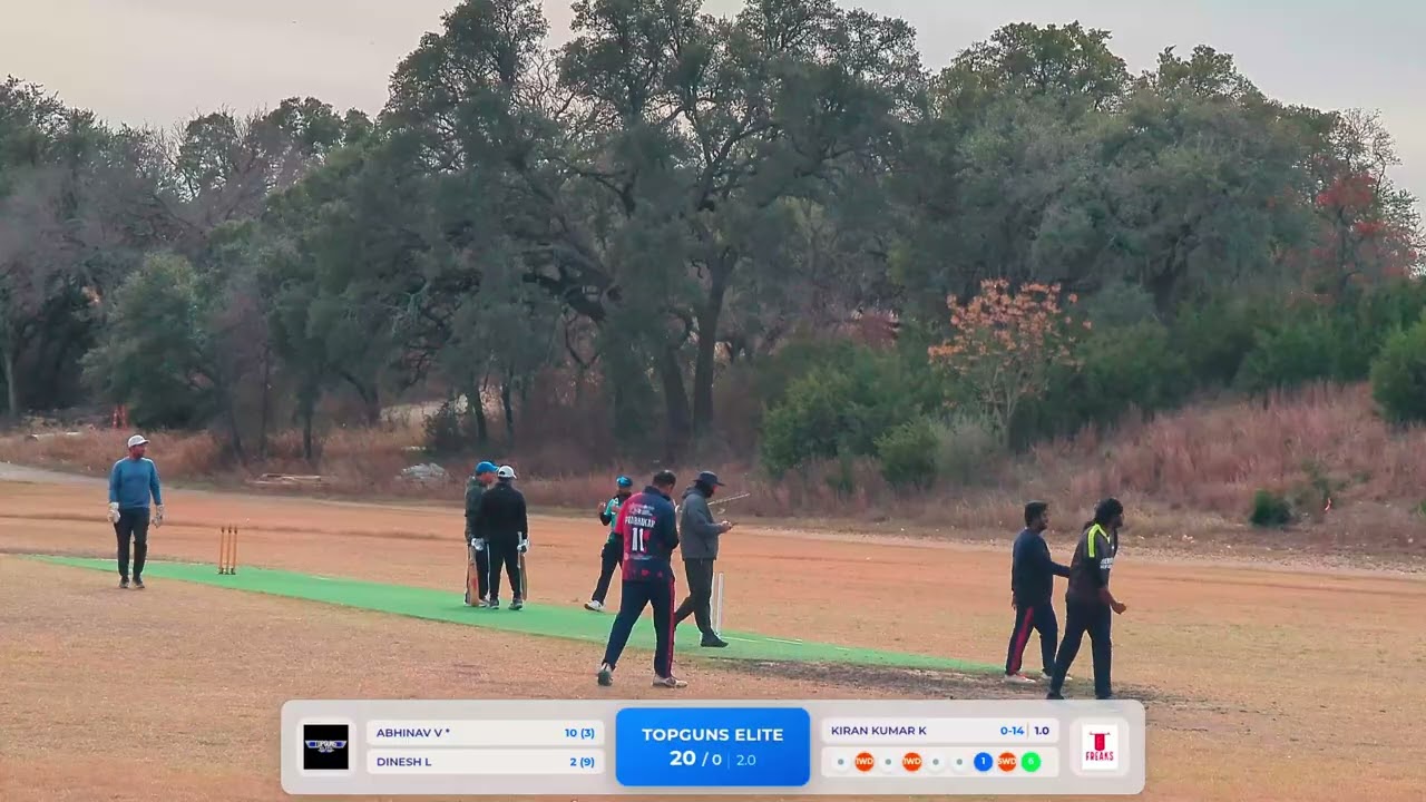 Topguns Elite vs Freaks United - 2025 Fall TapedBall T20 - Div -B