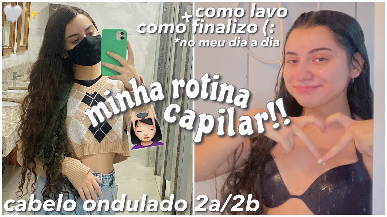 MINHA ROTINA CAPILAR!!💆🏻‍♀️✨ CABELO ONDULADO 2a/2b