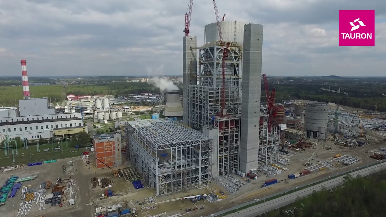 Budowa bloku węglowego 910 MW w Jaworznie - kwiecień 2017