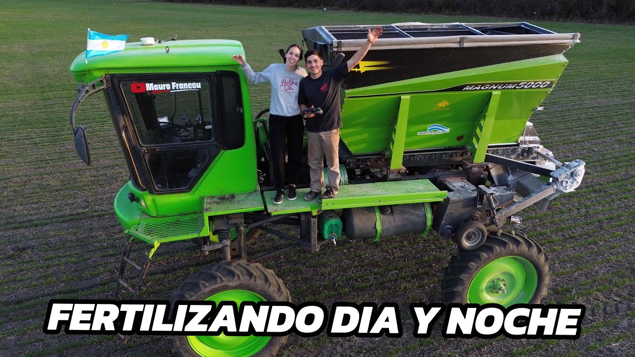 PROBANDO el CHIMANGO NUEVO, FUNCIONARÁ?. TIRANDO UREA a los TRIGOS 🌾💪🏼