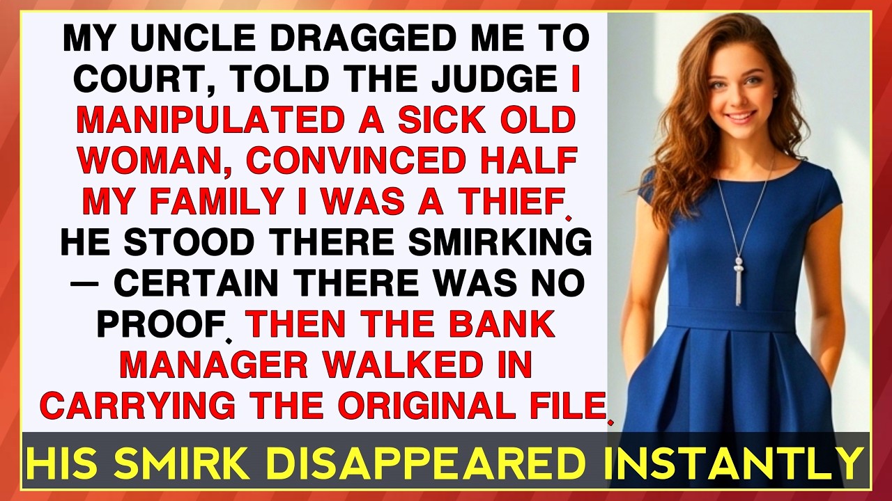 MY UNCLE TRIED TO TAKE MY $80,000 INHERITANCE IN COURT — UNTIL THE BANK MANAGER BROUGHT THE ORIGINAL