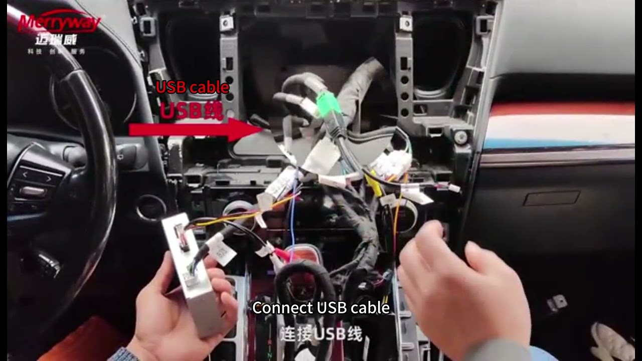 Installation Wiring Guide for Toyota Alphard 2015-2019 Upgrade with  12.3inch Android radios
