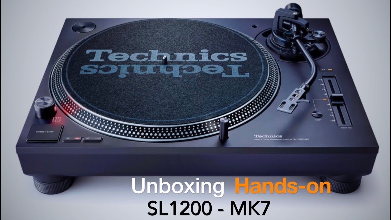 Unboxing - Hands-on: Technics SL1200-MK7 por Edu Brussy
