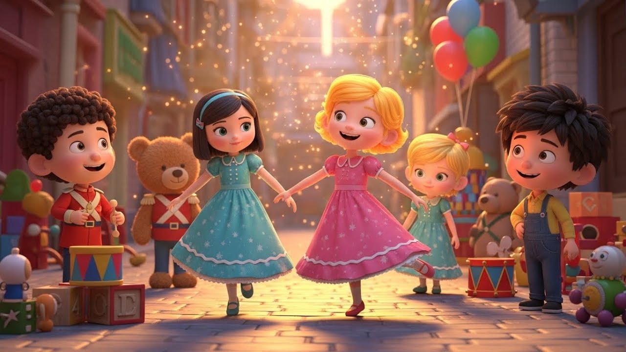 Magical Toyland Parade 🧸🎠🎁🎶 | Fun Toy Adventure Song for Kids | Nursery Rhymes & Kids Songs