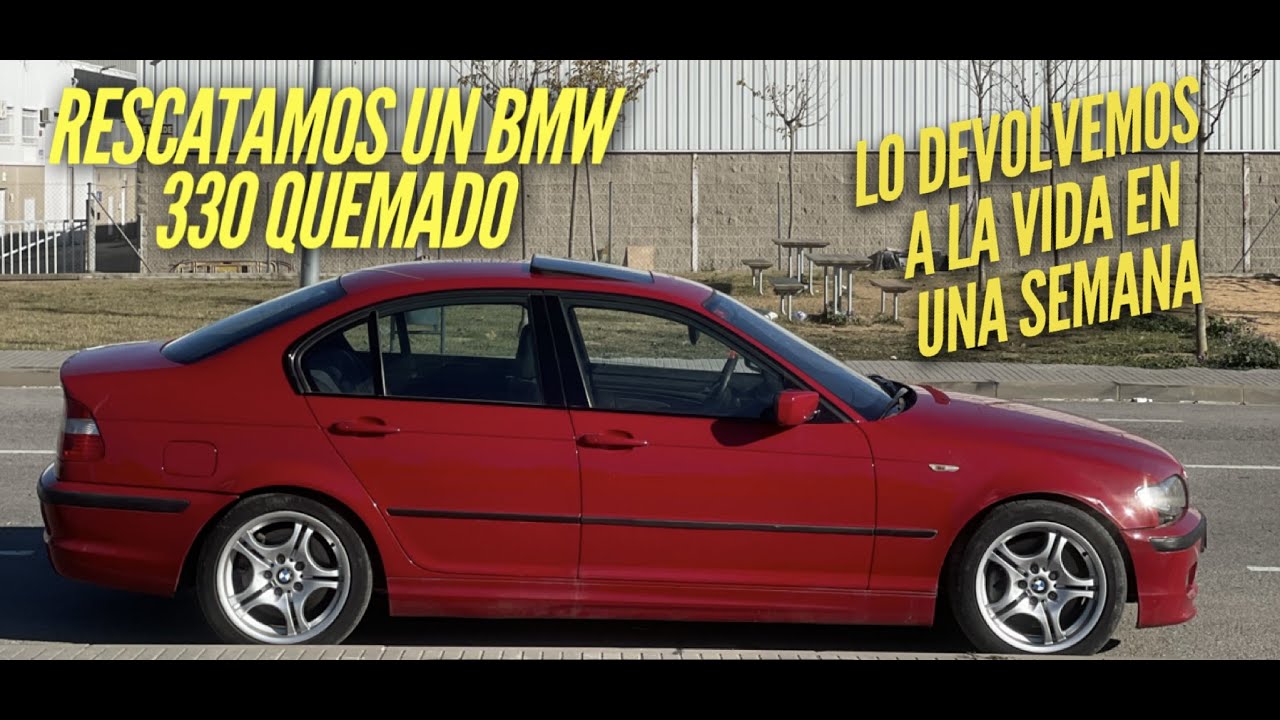 Rescatamos BMW 330d e46 quemado y vuelve a la vida
