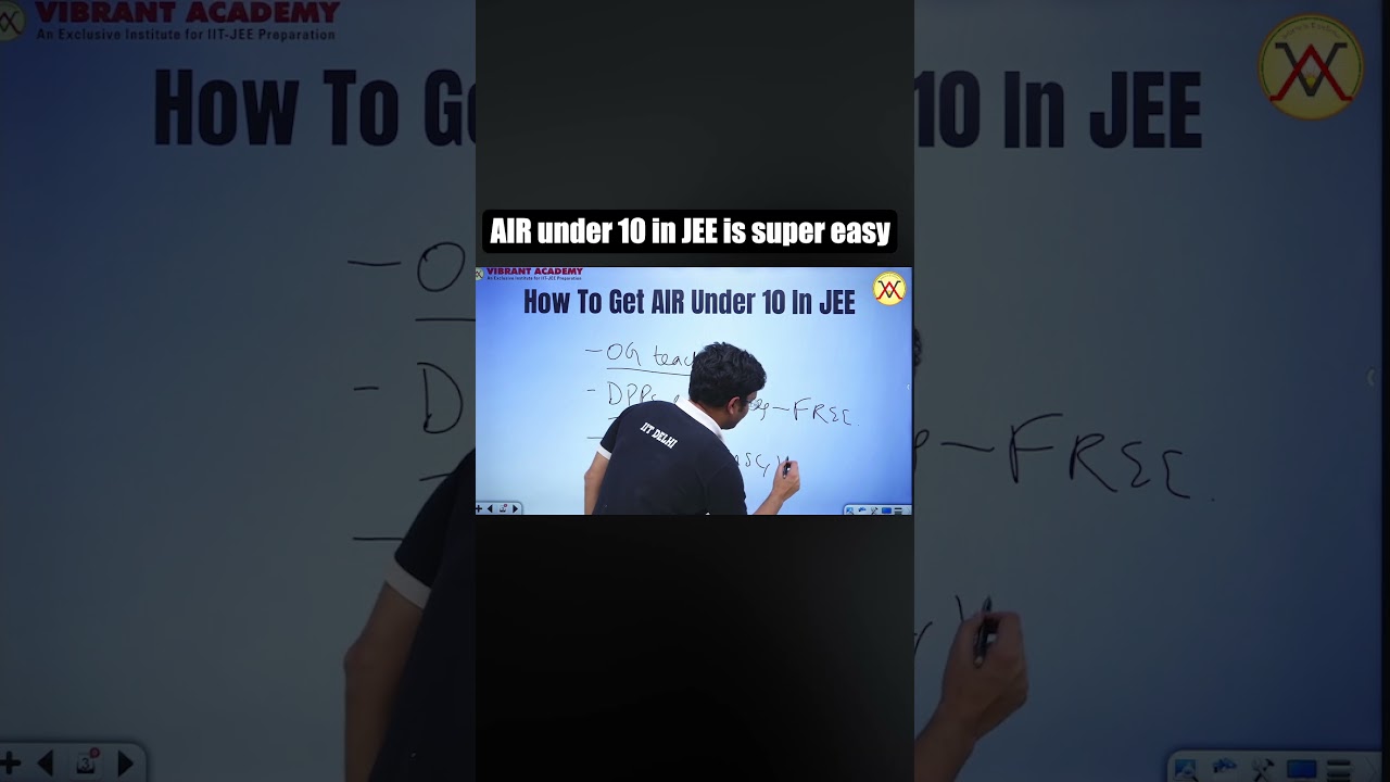 AIR Under 10 is super easy 😲 #jee #iit
