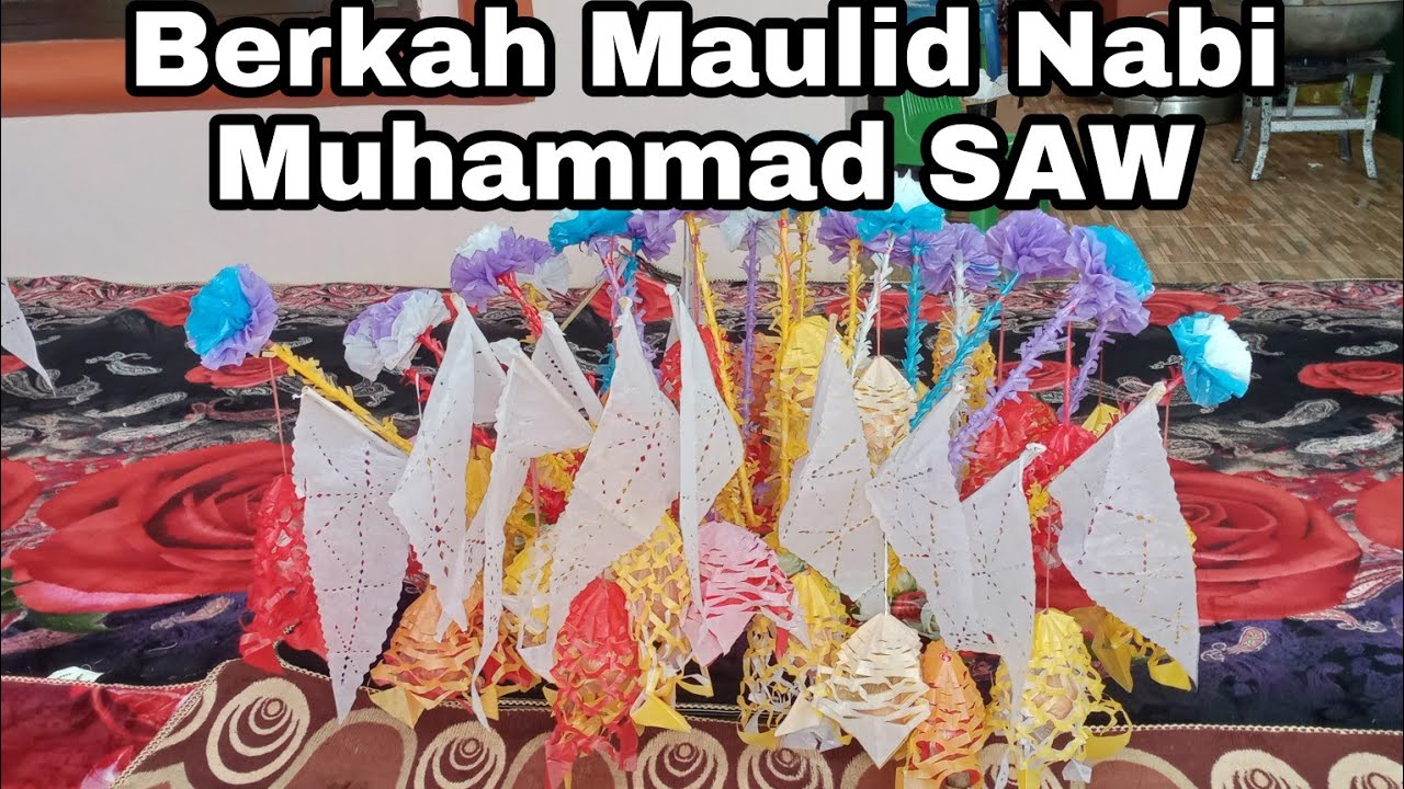 Cara Membuat Bendera dan Telur Maulid || Maulid Nabi Muhammad SAW