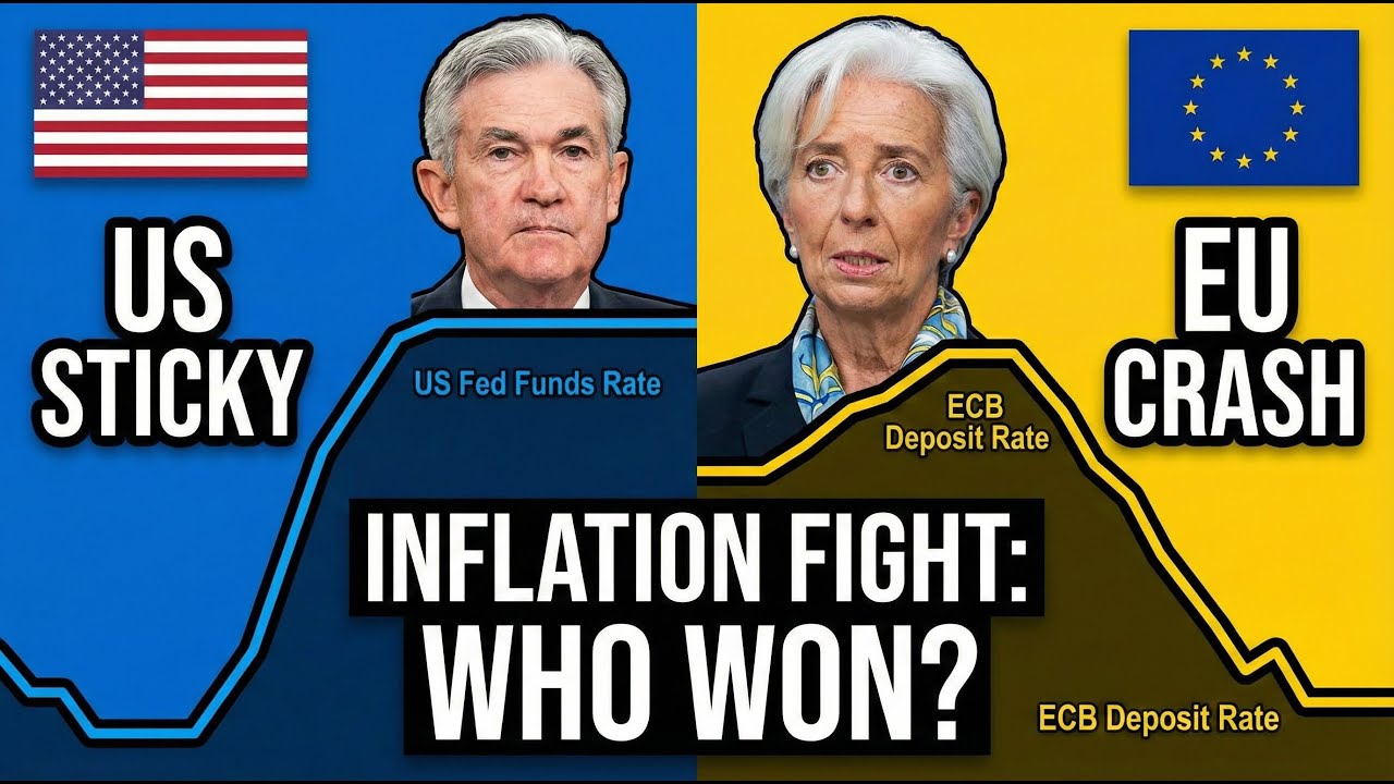 Quick Comparison l Eurozone inflation vs US inflation