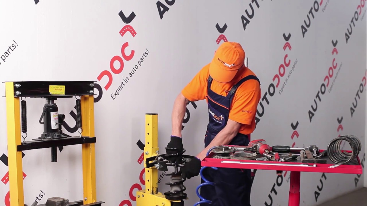 Cómo reemplazar muelles de compresión delantero en OPEL CORSA B INSTRUCCIÓN | AUTODOC