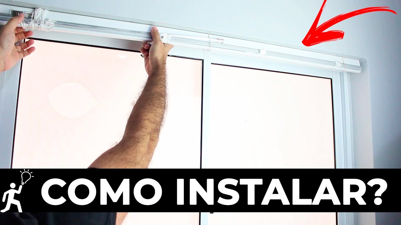 COMO INSTALAR PERSIANA HORIZONTAL EMBUTIDA NO VÃO DA JANELA
