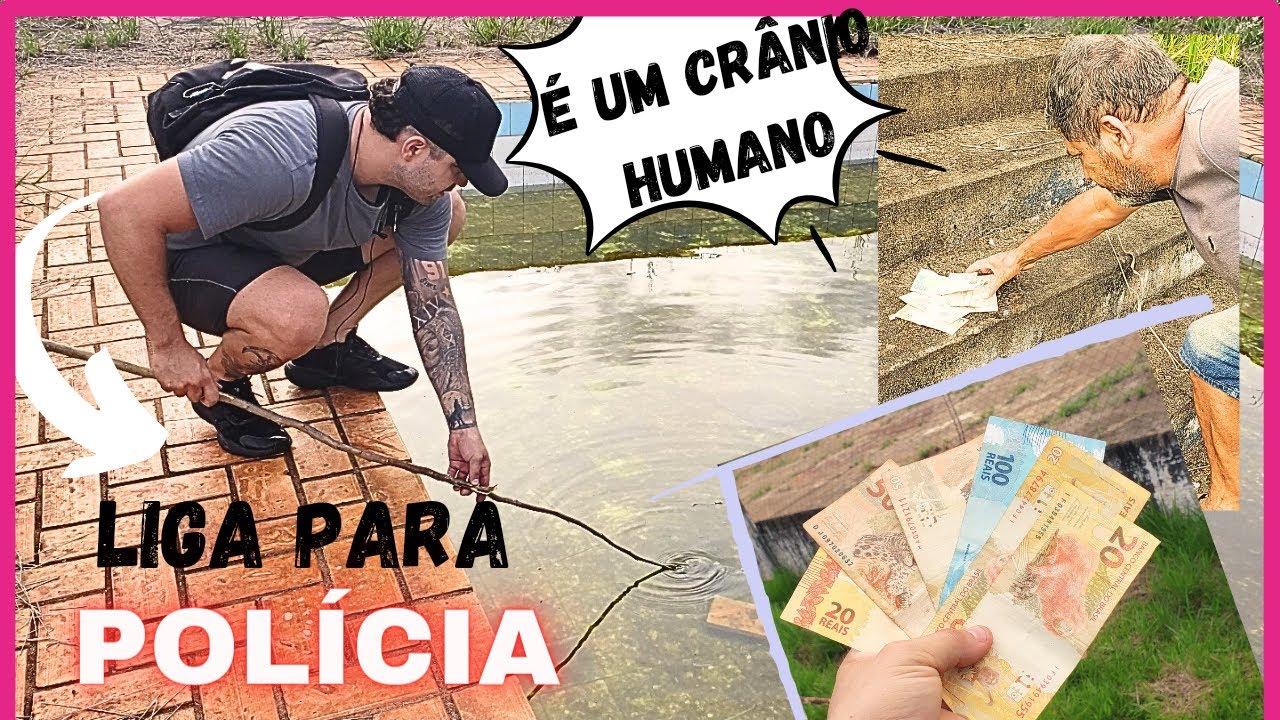 Crânio humano encontrado?! Tive que ir buscar ajuda