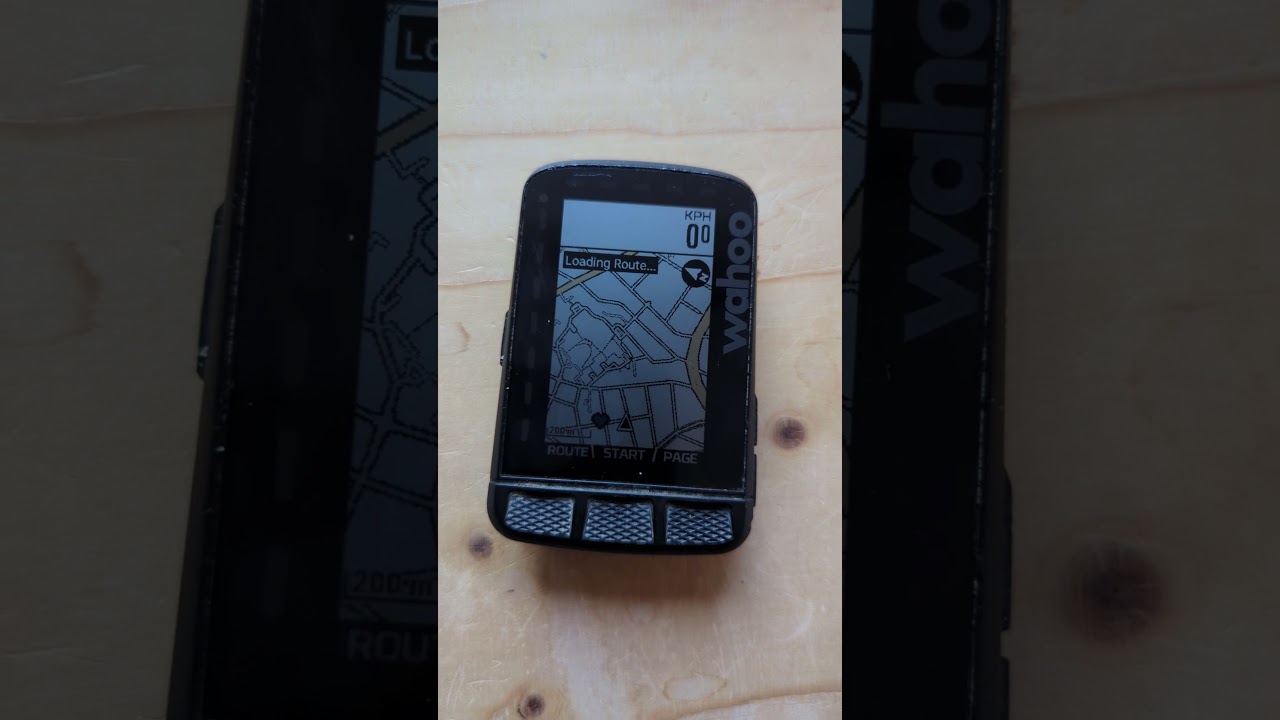Wahoo Elemnt Roam malfunctioning when loading a route