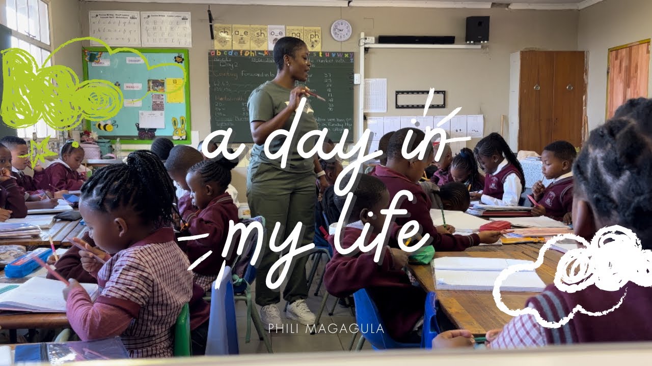 A day in the life of a teacher | first week of school #southafrica #school #teacher  #backtoschool