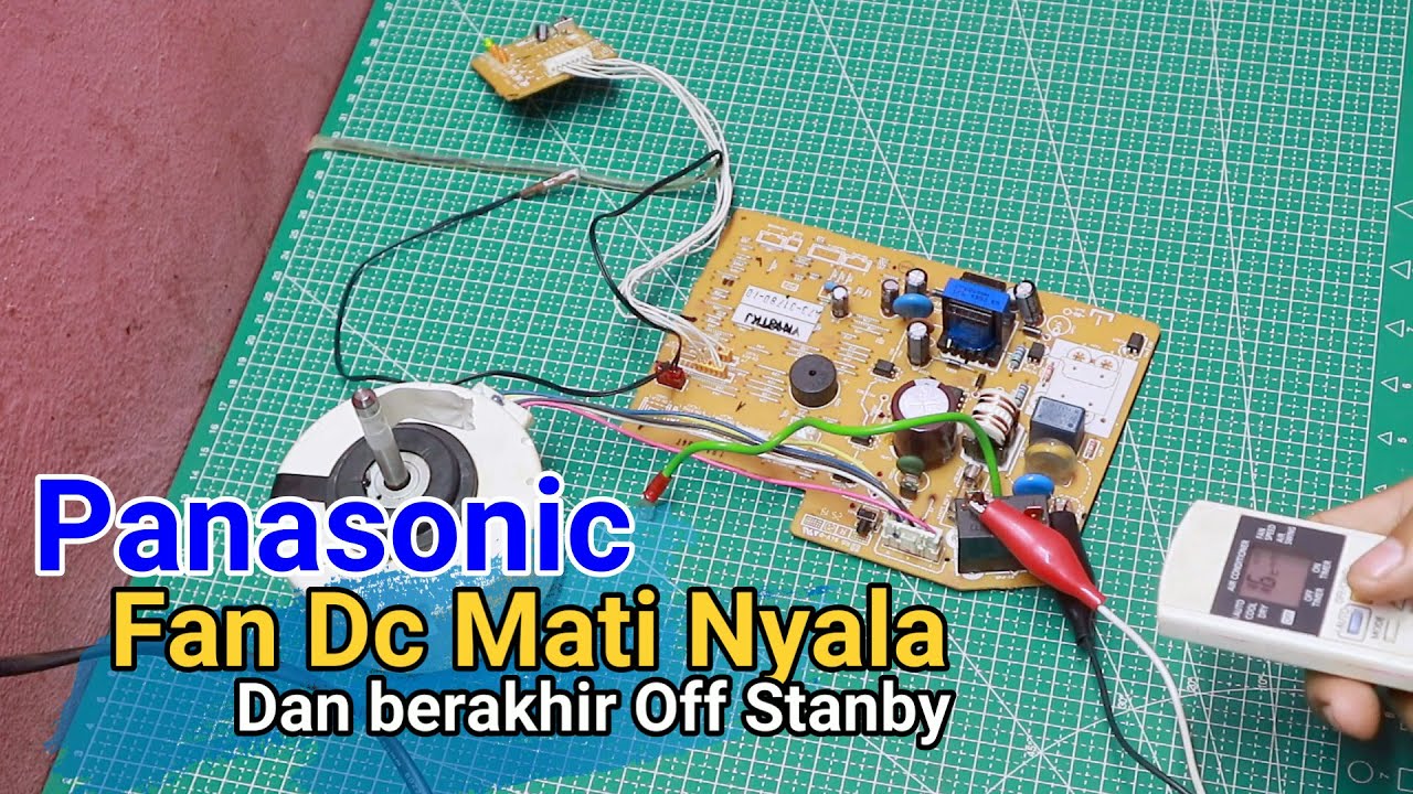 Fan berputar kencang dan mati-nyala lalu off Stanby