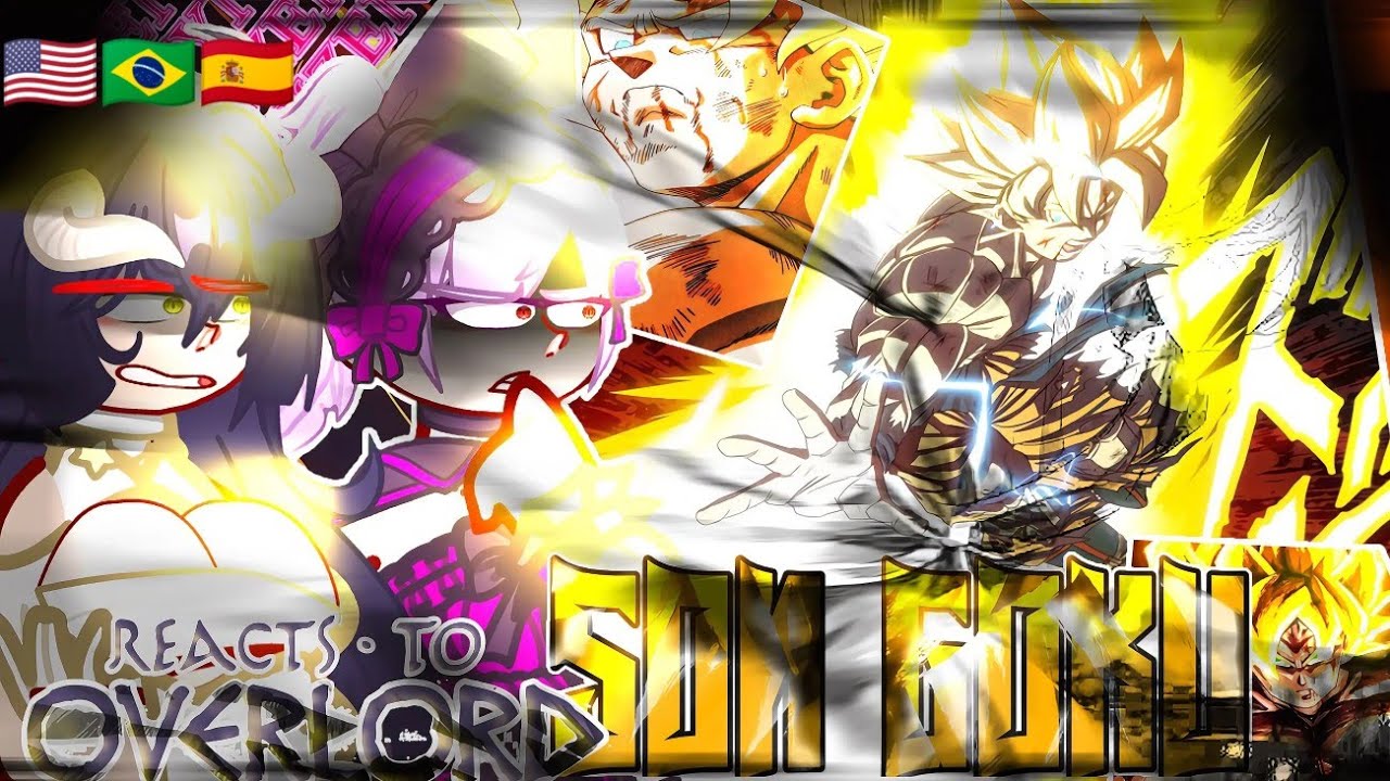 Overlord react to Son Goku | Dragon Ball | Gacha React