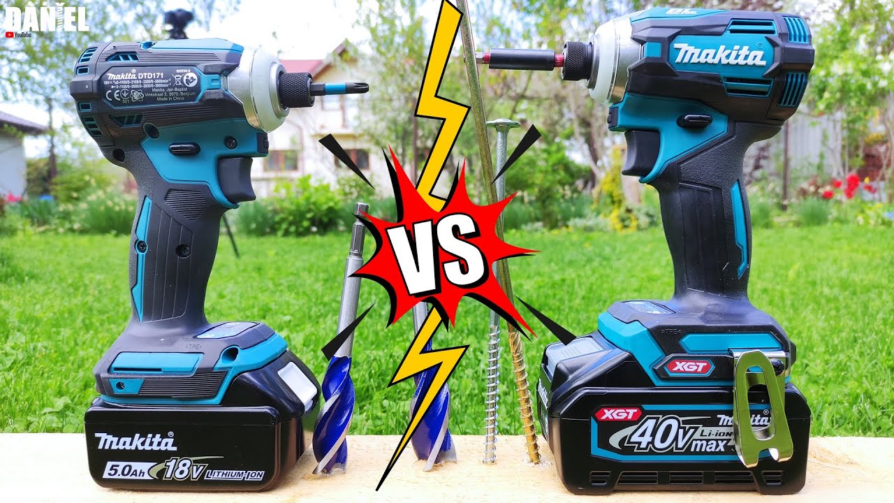Rezultat NEASTEPTAT! Makita 18V bate 40V? DTD171 VS TD001G!