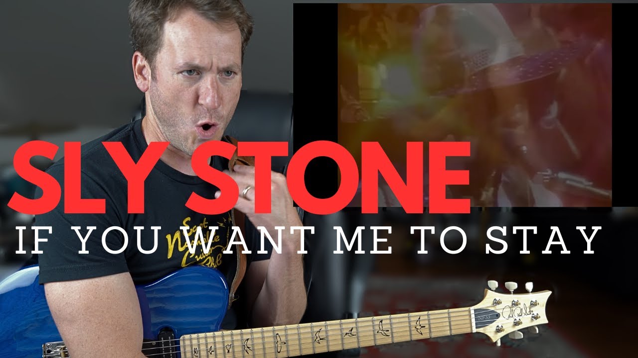 Guitar Teacher REACTS: SLY & THE FAMILY STONE - If You Want Me To Stay (Live)