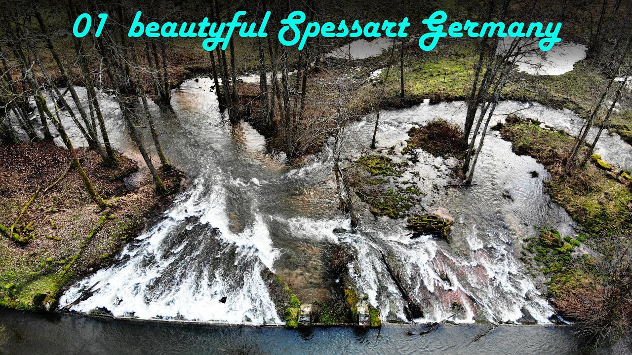 01 | beautyful Spessart Germany | Landscape | drone flight | nature