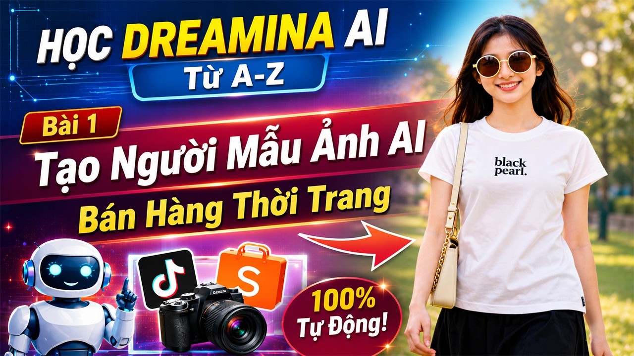 🔥 Bài 1 | Dreamina AI: Cách Tạo Người Mẫu Ảnh AI Cho Bán Hàng Thời Trang