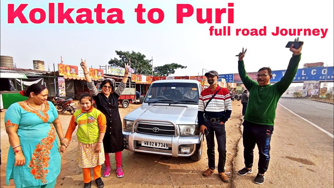 Kolkata to Puri by Car 2024|Kolkata to puri by full day drive 500km|Kolkata to puri by car Road Trip